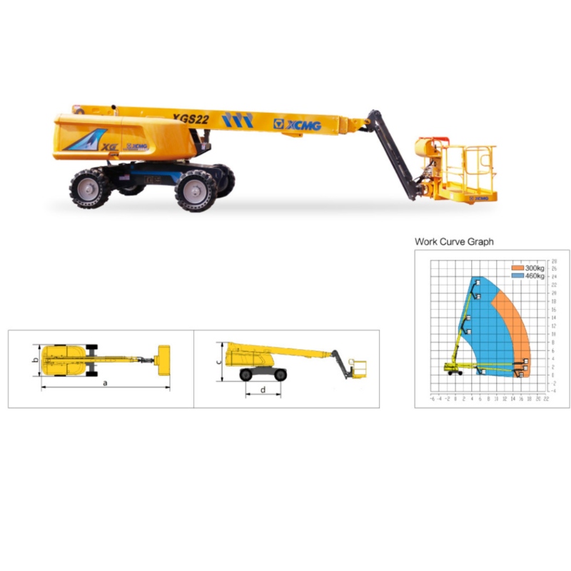 Teleskopiske bomlifte XGS22